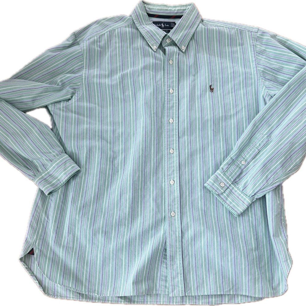 EUC XXL RALPH LAUREN LONG SLEEVE OXFORD